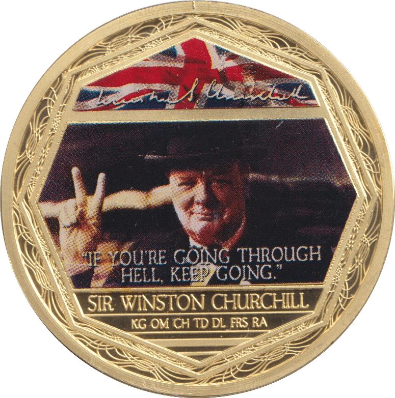 2009 MEDALLION WINSTON CHURCHILL 11 - Silver Proof - Cambridgeshire Coins