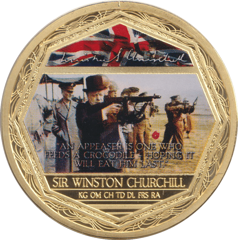 2009 MEDALLION WINSTON CHURCHILL 12 - Silver Proof - Cambridgeshire Coins