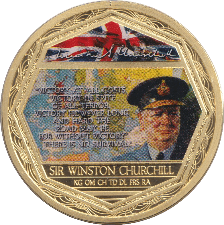 2009 MEDALLION WINSTON CHURCHILL 1 - Silver Proof - Cambridgeshire Coins