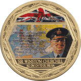 2009 MEDALLION WINSTON CHURCHILL 1 - Silver Proof - Cambridgeshire Coins