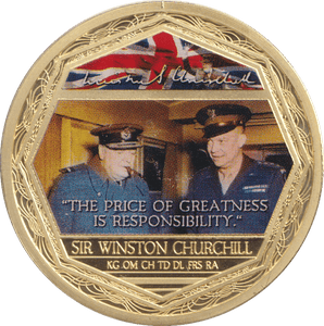 2009 MEDALLION WINSTON CHURCHILL 3 - Silver Proof - Cambridgeshire Coins
