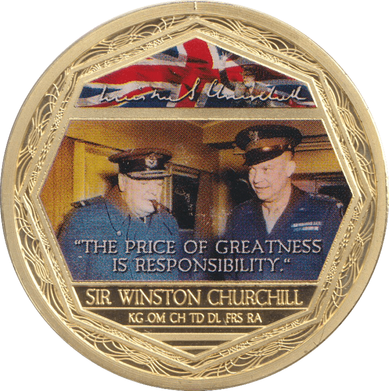 2009 MEDALLION WINSTON CHURCHILL 3 - Silver Proof - Cambridgeshire Coins