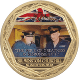 2009 MEDALLION WINSTON CHURCHILL 3 - Silver Proof - Cambridgeshire Coins
