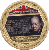 2009 MEDALLION WINSTON CHURCHILL 5 - Silver Proof - Cambridgeshire Coins