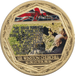 2009 MEDALLION WINSTON CHURCHILL 6 - Silver Proof - Cambridgeshire Coins