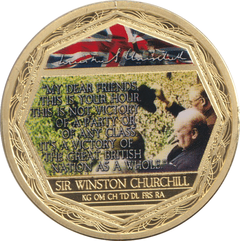 2009 MEDALLION WINSTON CHURCHILL 6 - Silver Proof - Cambridgeshire Coins