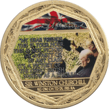 2009 MEDALLION WINSTON CHURCHILL 6 - Silver Proof - Cambridgeshire Coins