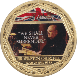 2009 MEDALLION WINSTON CHURCHILL 7 - Silver Proof - Cambridgeshire Coins