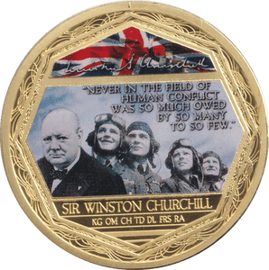 2009 MEDALLION WINSTON CHURCHILL 8 - Silver Proof - Cambridgeshire Coins