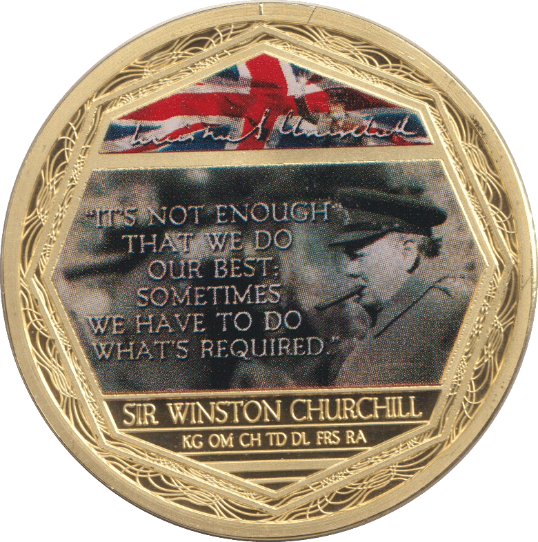 2009 MEDALLION WINSTON CHURCHILL 9 - Silver Proof - Cambridgeshire Coins