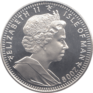 2009 ONE CROWN FIRST MAN ON THE MOON 40TH ANNIVERSARY - WORLD COINS - Cambridgeshire Coins