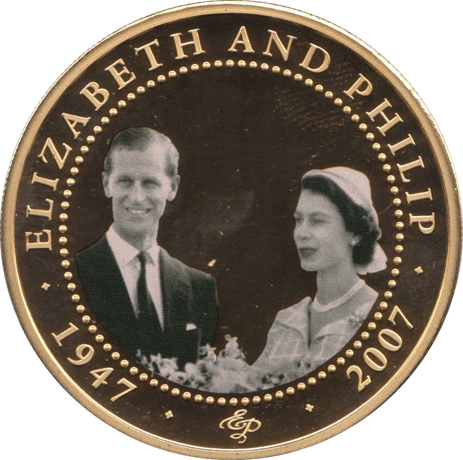2009 ONE DOLLAR BU COOK ISLANDS ELIZABETH AND PHILIP 2 - WORLD COINS - Cambridgeshire Coins