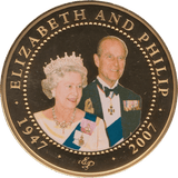 2009 ONE DOLLAR BU COOK ISLANDS ELIZABETH AND PHILIP 4 - WORLD COINS - Cambridgeshire Coins