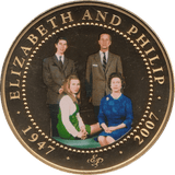 2009 ONE DOLLAR BU COOK ISLANDS ELIZABETH AND PHILIP 5 - WORLD COINS - Cambridgeshire Coins
