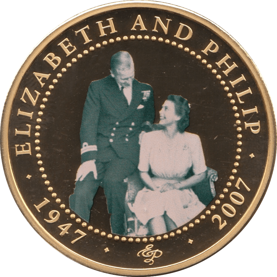 2009 ONE DOLLAR BU COOK ISLANDS ELIZABETH AND PHILIP 6 - WORLD COINS - Cambridgeshire Coins