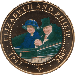 2009 ONE DOLLAR BU COOK ISLANDS ELIZABETH AND PHILIP 7 - WORLD COINS - Cambridgeshire Coins