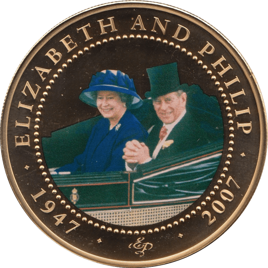 2009 ONE DOLLAR BU COOK ISLANDS ELIZABETH AND PHILIP 7 - WORLD COINS - Cambridgeshire Coins