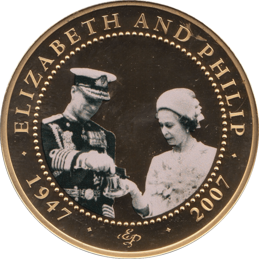 2009 ONE DOLLAR BU COOK ISLANDS ELIZABETH AND PHILIP 8 - WORLD COINS - Cambridgeshire Coins