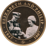 2009 ONE DOLLAR BU COOK ISLANDS ELIZABETH AND PHILIP 8 - WORLD COINS - Cambridgeshire Coins
