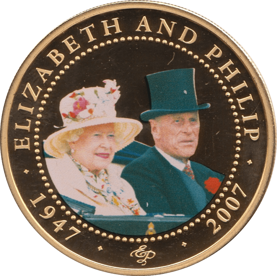2009 ONE DOLLAR BU COOK ISLANDS ELIZABETH AND PHILIP 9 - WORLD COINS - Cambridgeshire Coins