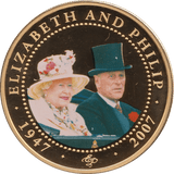 2009 ONE DOLLAR BU COOK ISLANDS ELIZABETH AND PHILIP 9 - WORLD COINS - Cambridgeshire Coins