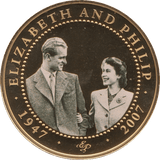 2009 ONE DOLLAR BU COOK ISLANDS ELIZABETH AND PHILIP - WORLD COINS - Cambridgeshire Coins
