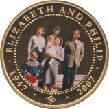 2009 ONE DOLLAR COOK ISLANDS ELIZABETH AND PHILIP 32 - ONE DOLLAR - Cambridgeshire Coins