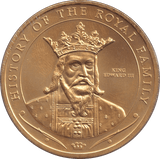 2009 ONE DOLLAR COOK ISLANDS - KING EDWARD III - WORLD COINS - Cambridgeshire Coins