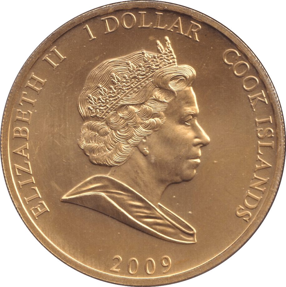 2009 ONE DOLLAR COOK ISLANDS - KING EDWARD III - WORLD COINS - Cambridgeshire Coins