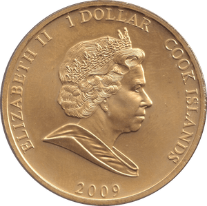 2009 ONE DOLLAR COOK ISLANDS - KING RICHARD I - WORLD COINS - Cambridgeshire Coins