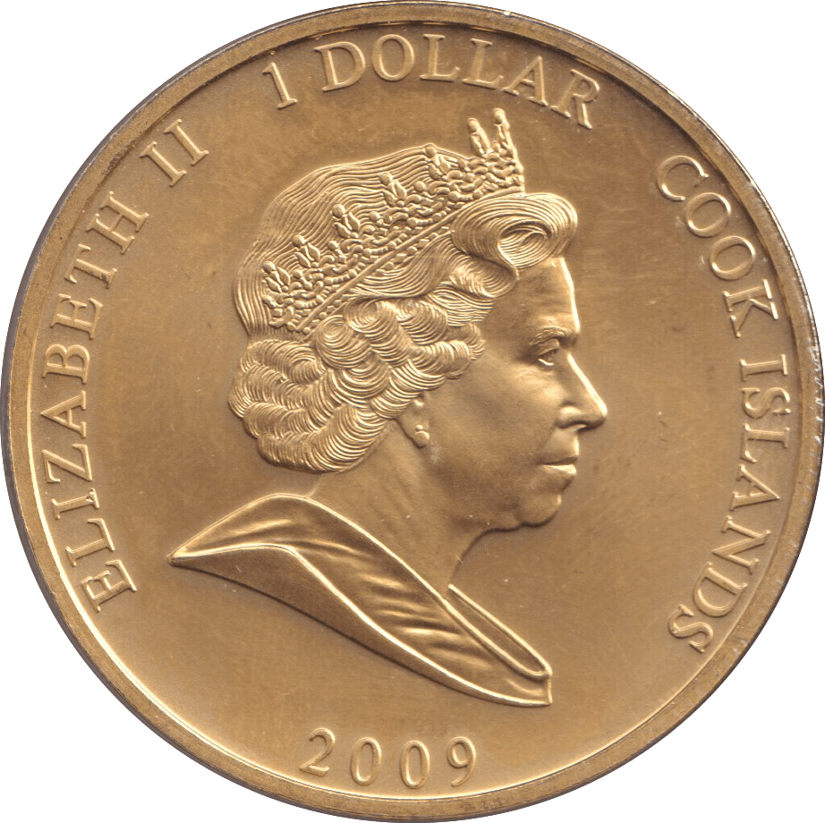 2009 ONE DOLLAR COOK ISLANDS - KING RICHARD I - WORLD COINS - Cambridgeshire Coins