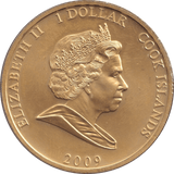 2009 ONE DOLLAR COOK ISLANDS - KING RICHARD I - WORLD COINS - Cambridgeshire Coins