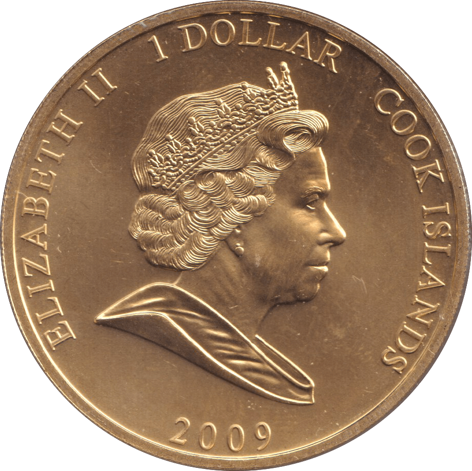 2009 ONE DOLLAR COOK ISLANDS - KING WILLIAM II - WORLD COINS - Cambridgeshire Coins