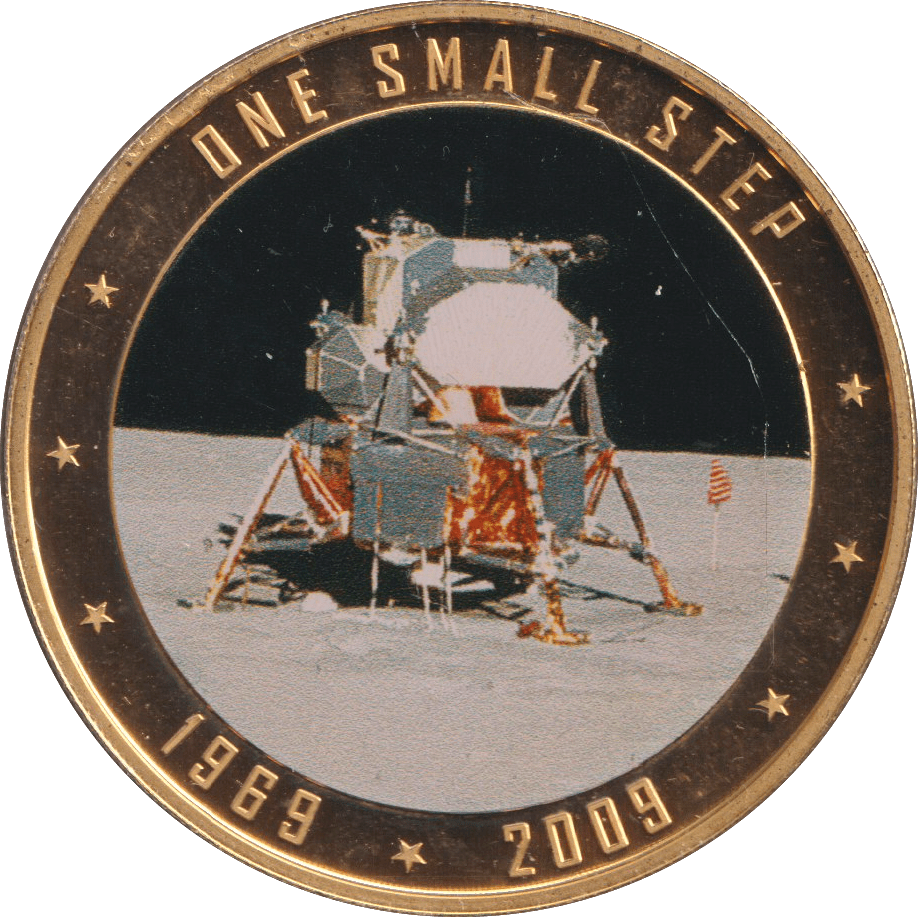 2009 ONE DOLLAR ONE SMALL STEP - WORLD COINS - Cambridgeshire Coins