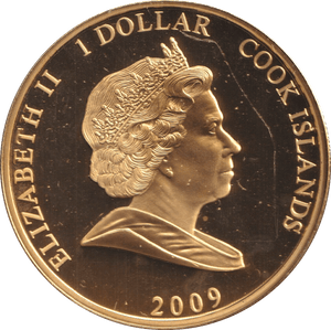 2009 ONE DOLLAR ONE SMALL STEP - WORLD COINS - Cambridgeshire Coins