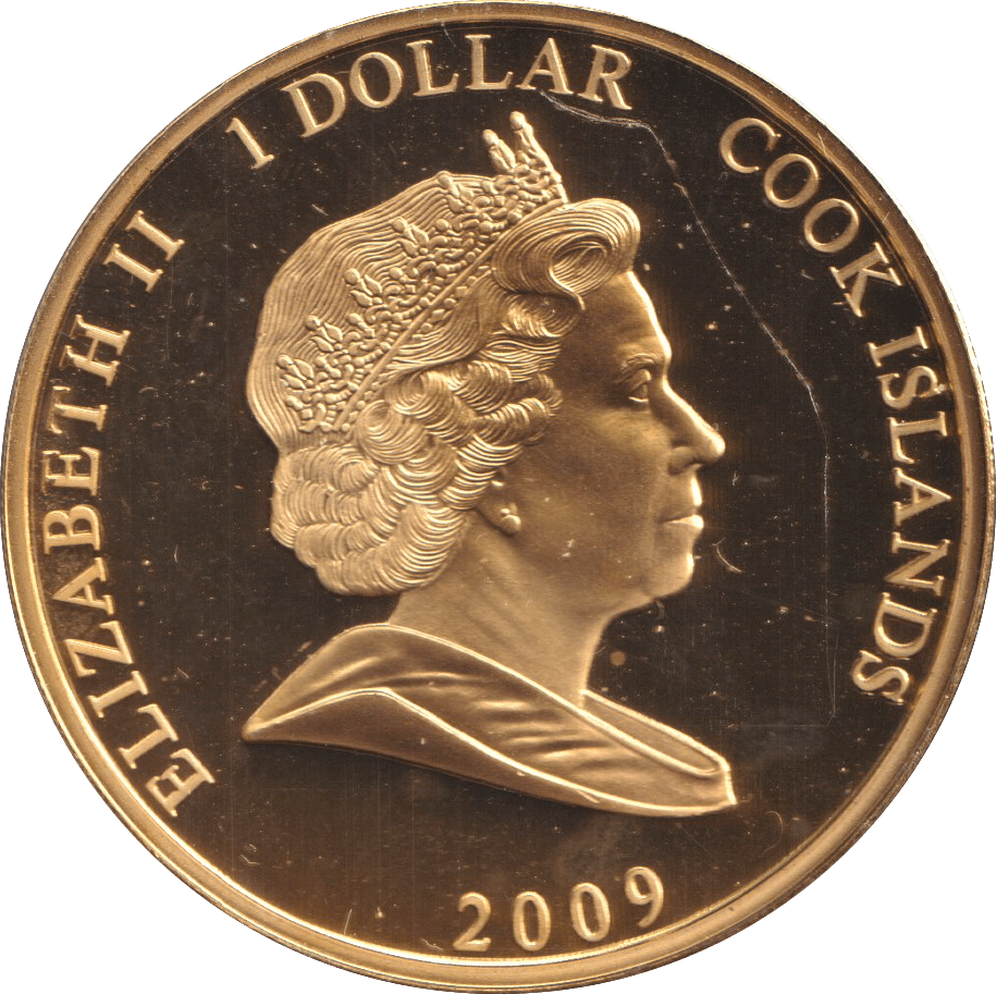 2009 ONE DOLLAR ONE SMALL STEP - WORLD COINS - Cambridgeshire Coins