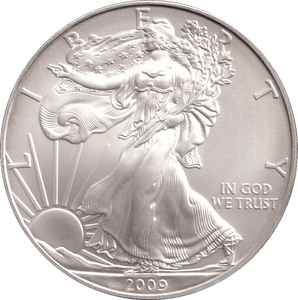 2009 SILVER DOLLAR USA - SILVER WORLD COINS - Cambridgeshire Coins
