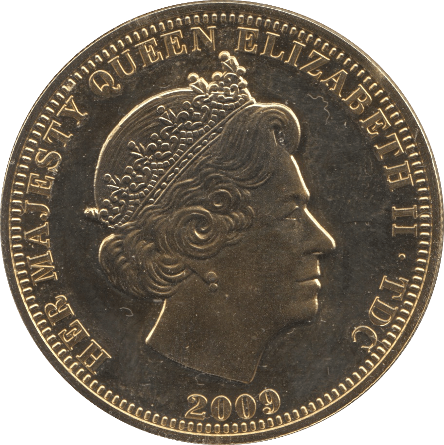 2009 SILVER FIVE POUNDS ST GEORGE AND THE DRAGON TRISTAN DA CUNHA - SILVER WORLD COINS - Cambridgeshire Coins