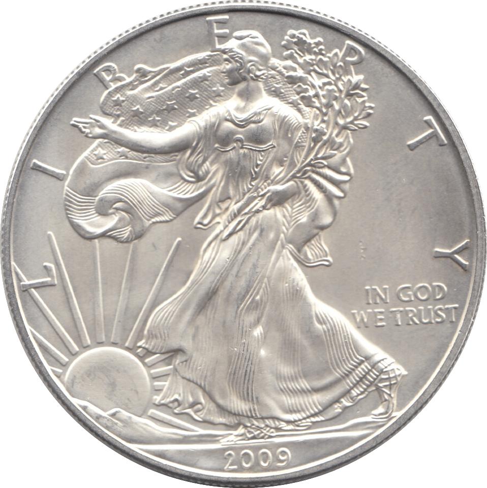 2009 SILVER LIBERTY DOLLAR USA - SILVER WORLD COINS - Cambridgeshire Coins