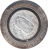 2009 SILVER PLATED 40TH ANNIVERSARY OF APOLLO TOKEN USA - WORLD COINS - Cambridgeshire Coins