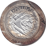 2009 SILVER PLATED 40TH ANNIVERSARY OF APOLLO TOKEN USA - WORLD COINS - Cambridgeshire Coins