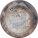 2009 SILVER PLATED 40TH ANNIVERSARY OF APOLLO TOKEN USA - WORLD COINS - Cambridgeshire Coins