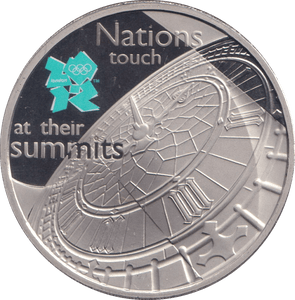 2009 SILVER PROOF £5 LONDON OLYMPIC 2012 - SILVER WORLD COINS - Cambridgeshire Coins