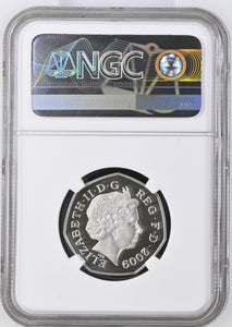 2009 SILVER PROOF 50P E.U. COUNCIL PRESIDENCY PF70 ULTRA CAMEO TOP POP - NGC SILVER COINS - Cambridgeshire Coins