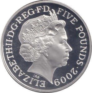 2009 SILVER PROOF ANGEL OF THE NORTH FIVE POUNDS - £5 Silver Proof - Cambridgeshire Coins