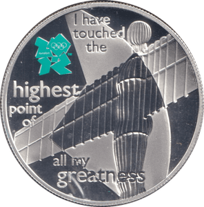 2009 SILVER PROOF ANGEL OF THE NORTH FIVE POUNDS - £5 Silver Proof - Cambridgeshire Coins