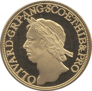 2009 SILVER PROOF COMMEMORATIVE OLIVER CROMWELL MILLIONAIRES COLLECTION COIN - MEDALS & MEDALLIONS - Cambridgeshire Coins