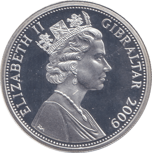 2009 SILVER PROOF FIVE POUND FIRST SUPERSONIC FLIGHT OF CONCORDE - SILVER WORLD COINS - Cambridgeshire Coins