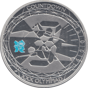 2009 SILVER PROOF FIVE POUNDS OLYMPIC COUNTDOWN 3 - £5 Silver Proof - Cambridgeshire Coins