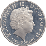 2009 SILVER PROOF FIVE POUNDS - SILVER WORLD COINS - Cambridgeshire Coins